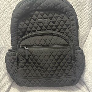 Vera Bradley Black Quilted Backpack